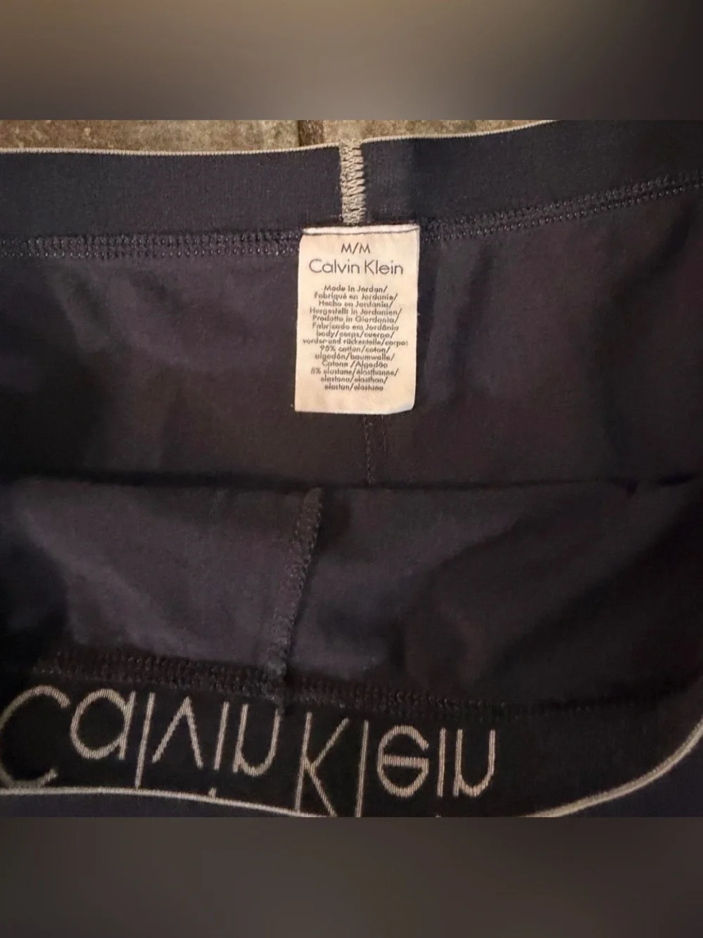 Calvin Klein Navy Blue Boyshort Panties Sz M